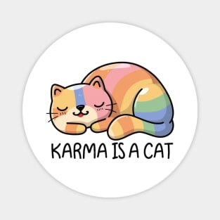 Karma Is A Cat Magnet